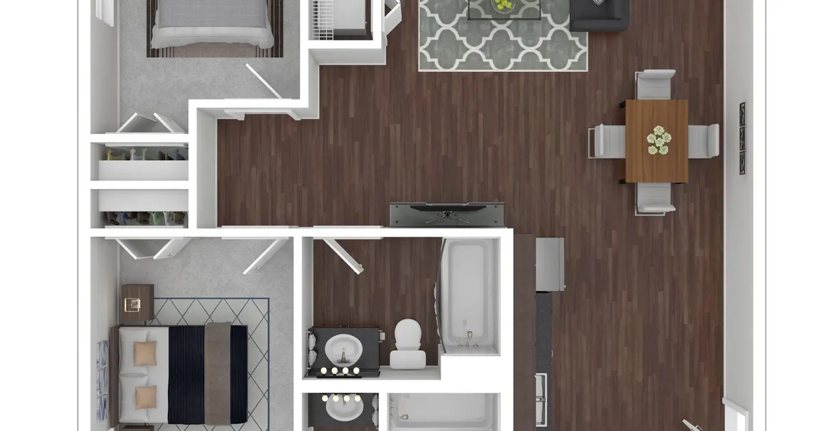Floor Plans Kodak Crossing Apartments in Kodak, TN